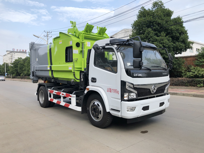 中潔牌XZL5120ZXX6型車(chē)廂可卸式垃圾車(chē)